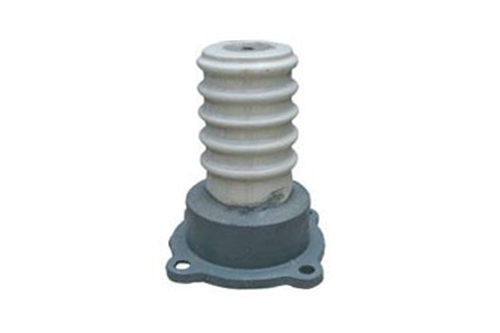 Indoor combined rubber post insulator